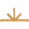 Ekena Millwork Saratoga Rough Sawn Timber Gable Bracket, Western Red Cedar, 108"W x 72"H x 6"D x 6"F, 16/12 Pitch GBW108X72X0606SAR00RWR - alternate 5